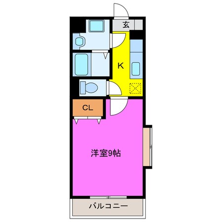 カウベルⅦの物件間取画像